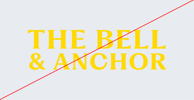 Image of brand logo incorrectly ordered